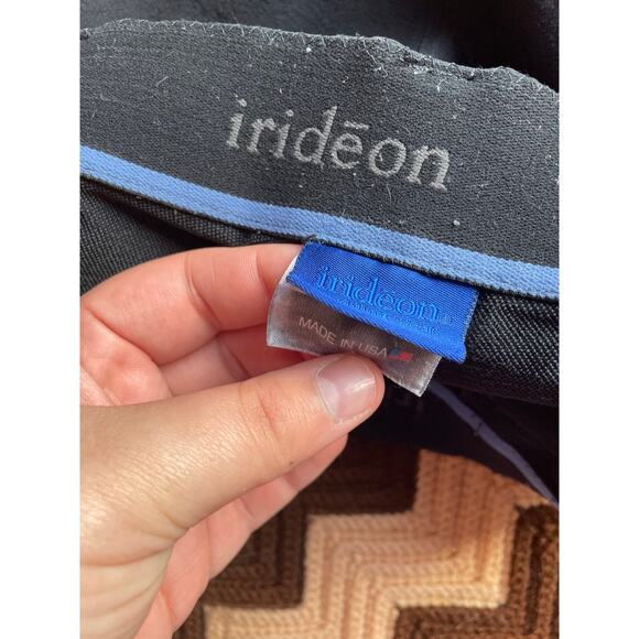 Irideon Black With Pink Piping Knee Patch Riding Breeches - sz L - Picture 8 of 9